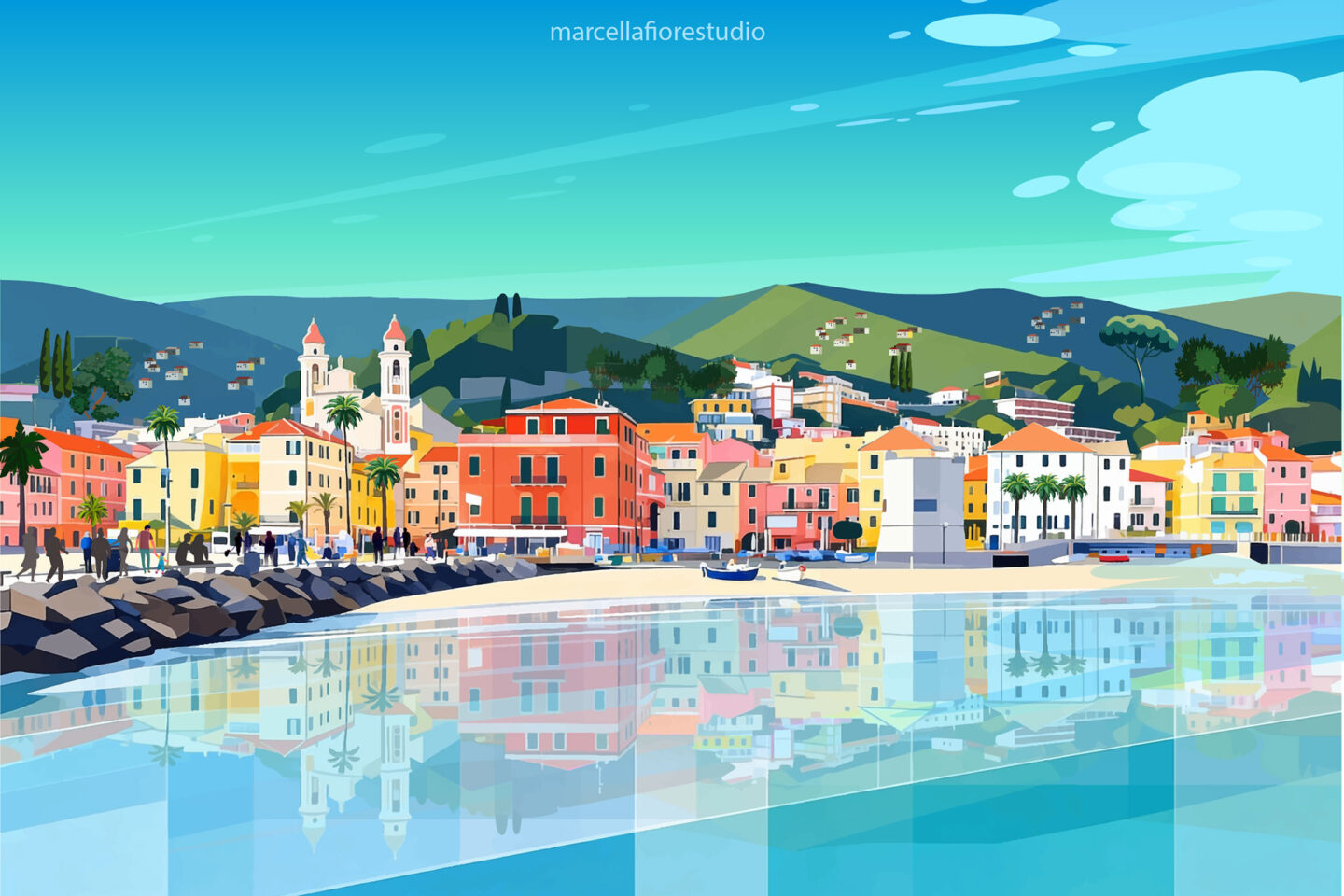 Laigueglia dal mare