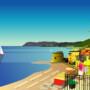 Poster - Alassio Panorama con il torrione