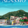 Alassio, borgo Coscia - Case sul mare
