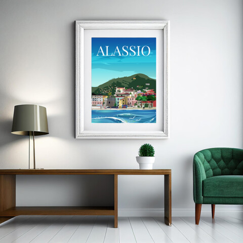 Alassio, borgo Coscia – Case sul mare