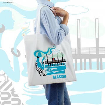 Borsa “Signora sul Molo Bestoso” Borsa “Signora sul Molo Bestoso”