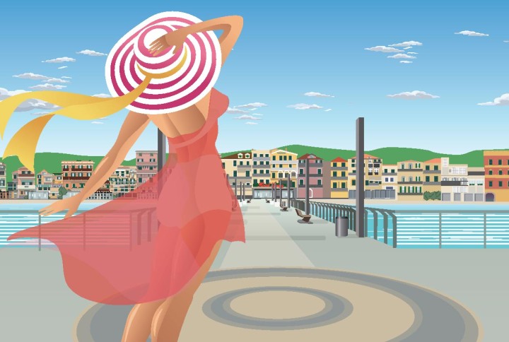 Cartolina - Molo di Alassio